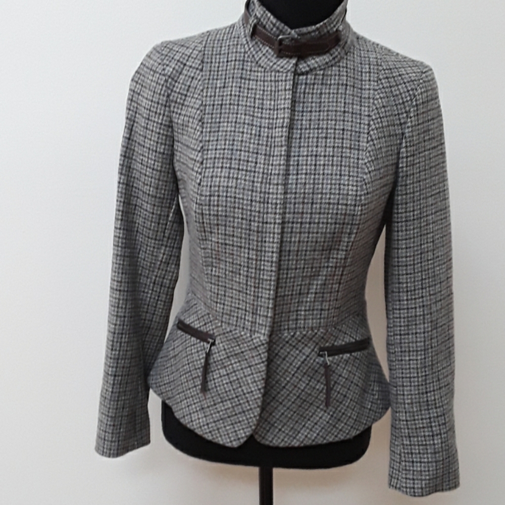 TALBOTS wool blend jacket 4P removing 90520